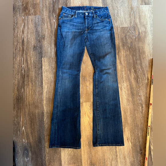 7 For All Mankind Denim - Seven For All Mankind Lexie‎ Kimmie Bootcut Jean Sz 28 Petite